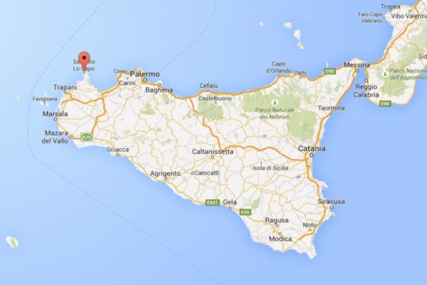 carte de San Vito Lo Capo