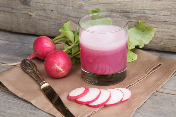radis à consommer en jus