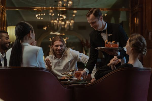 restaurant en soirée