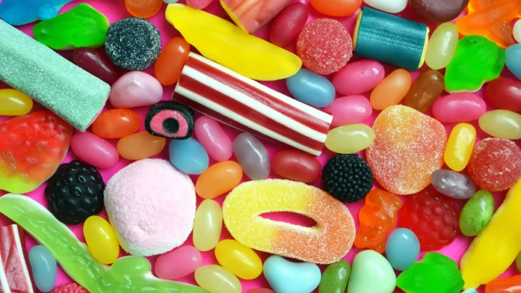 des bonbons sans gélatines de porc