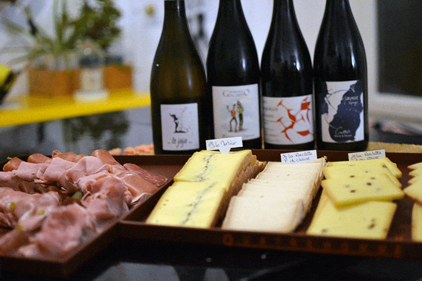 vin avec une raclette