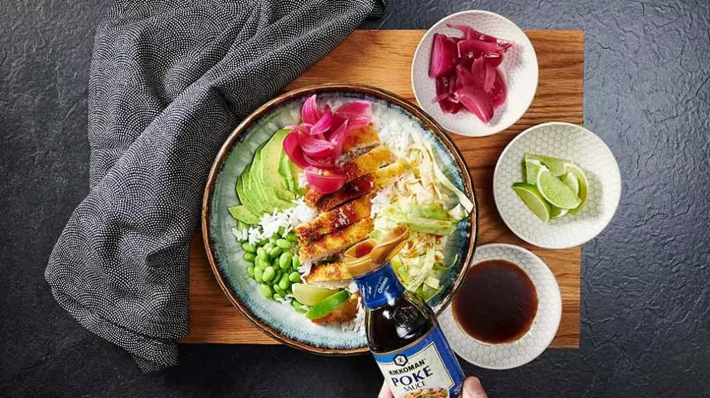 poke bowl poulet réussi