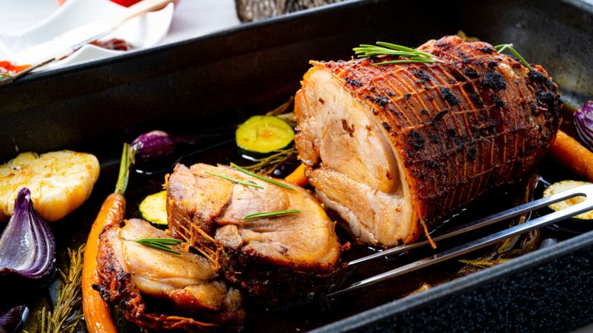 ingrédients du roti de porc air fryer