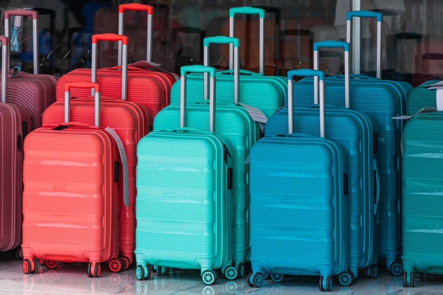 Les différentes tailles de valises